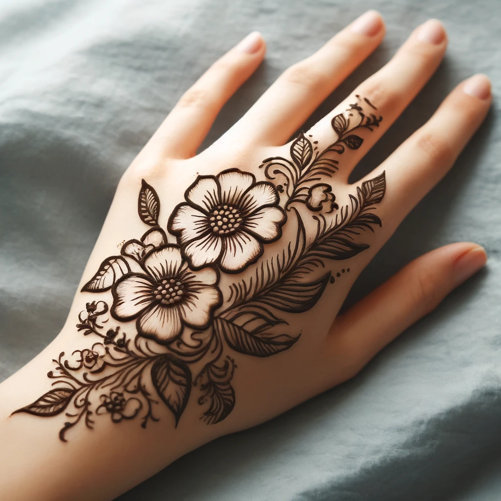 Floral Patterns mehendi design